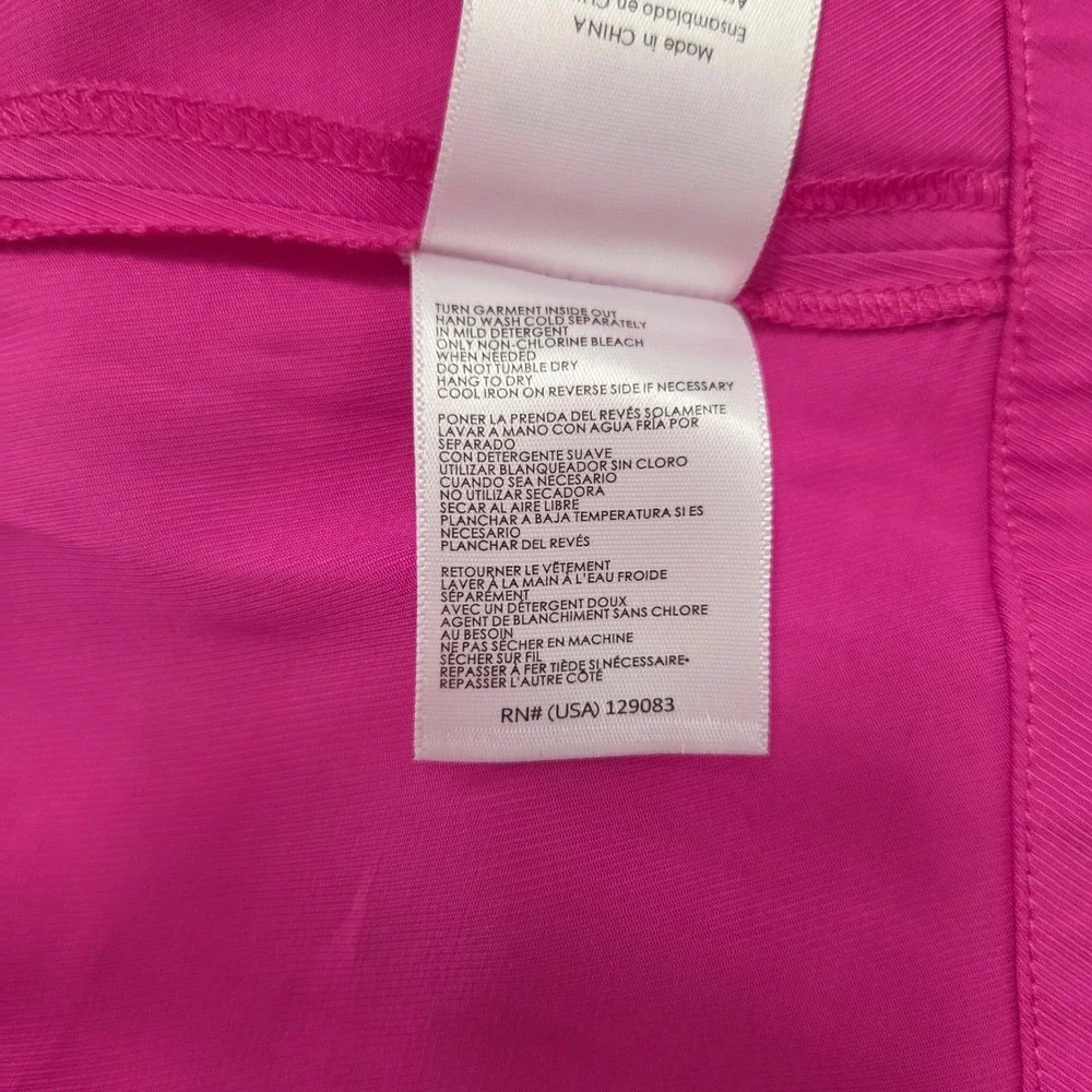 Rebecca Minkoff Rouched Mini Dress Cosmic Pink Size M NEW with Tags